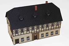H060150-1c - TT/H0 (1:100) Fachwerkhaus Hertigswalde - Fertigmodell